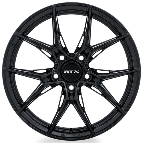 RTX® (R-Spec) • 082843 • Slick • Gloss Black • 19x8.5 5x114.3 CB73.1