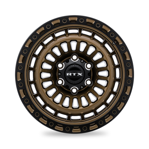 RTX® (Offroad) • 083097 • Moab • Bronze with Satin Black Lip • 17x9 5x127 ET-15 CB71.5