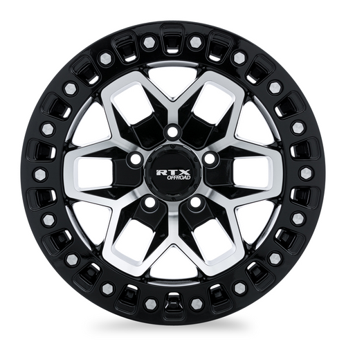 RTX® (Offroad) • 083288 • Zion • Gloss Black Machined • 17x9 6x114.3 CB66.1