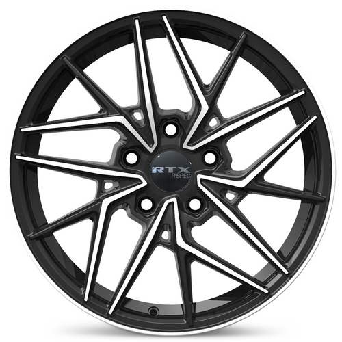 RTX® (R-Spec) • 083323 • RS11 • Gloss Black Machined • 19x8.5 5x114.3 CB73.1