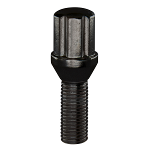 14X1.25 SPLINE BOLT SHANK 28MM BLACK