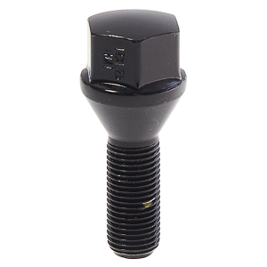 12X1.25 BOLT 19MM SHANK 28MM BLACK CHROME