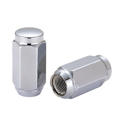 Acorn Duplex Chrome Nut 1PC 60° Seat-14x2.00mm-22mm Hex-Premium