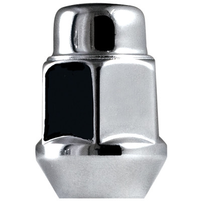Acorn Chrome Nut 2PC 60° Bulge-12x1.25mm-19mm Hex