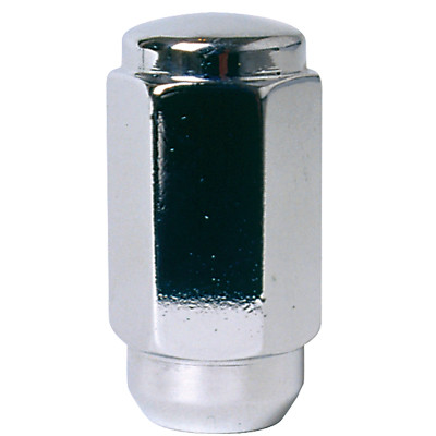 Acorn Duplex Chrome Nut 1PC 60° Seat-9/16" RH-22mm Hex
