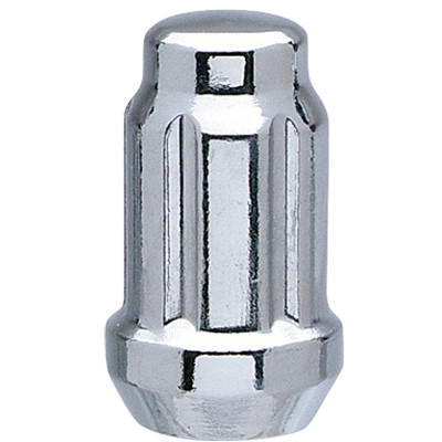 6 Spline Chrome Nut 1PC 60° Seat-12x1.25mm-17/19/21mm Hex