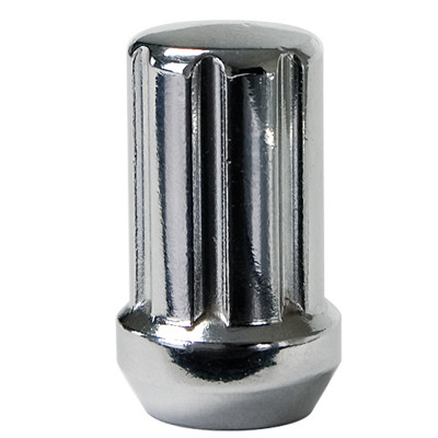 7 Spline Chrome Nut 1PC 60° Seat-14x1.50mm-21/22/24mm Hex