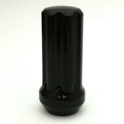 7 Spline Black Nut 1PC 60° Seat-14x2.00mm-21/22mm Hex