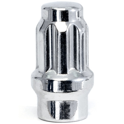 7 Spline Chrome Nut 1PC 60° ET Seat-14x1.50mm-21/22/24mm Hex