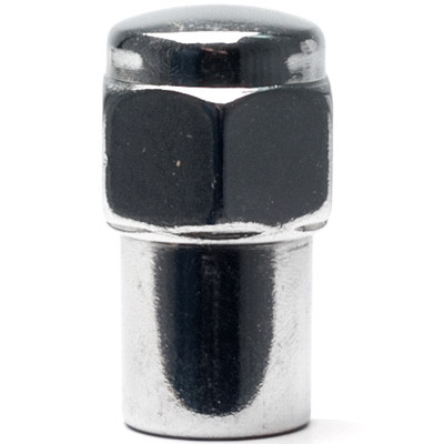 Mag Chrome Nut 1PC Flat Seat-14x1.50mm-19mm Shank OD 19mm-22mm Hex