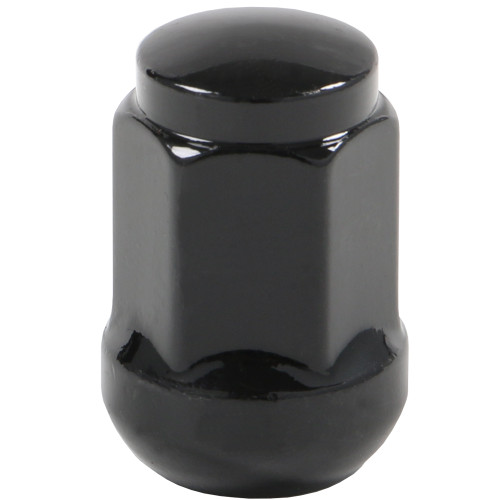 Acorn Black Nut 1PC R12 Radius Seat-12x1.50mm-19mm Hex