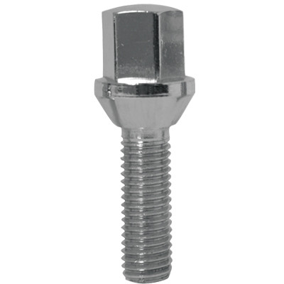Acorn Chrome Bolt 60° Seat-14x1.25mm-28mm Shank-17mm Hex