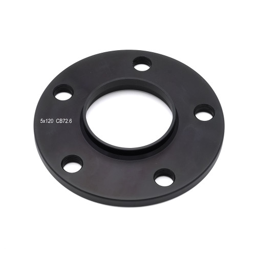 Hub Centric Wheel Spacer-Black-5x120mm-Bore 72.6mm-Thickness 10mm (3/8'')