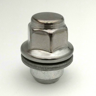 Mag W/Washer SS Nut OEM Flat/60° Seat-12x1.50mm-12mm Shank OD 18.5mm-21mm Hex