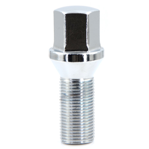 Acorn Chrome Bolt 60° Seat-15x1.25mm-28mm Shank-17mm Hex-Premium
