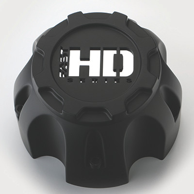Matte Black Cap With Chrome Fast HD Series Logo
