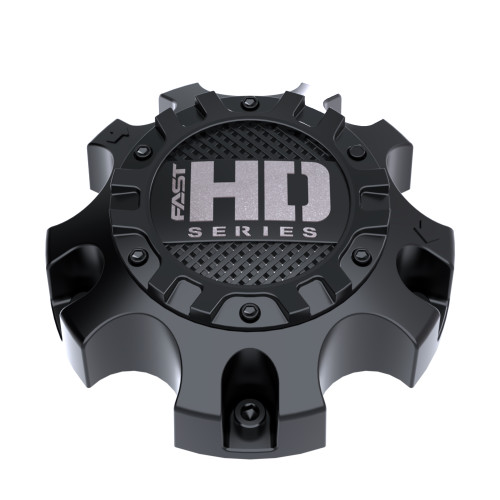Satin Black Cap With Satin Black Hardware And Gunmetal Fast HD Series Logo
