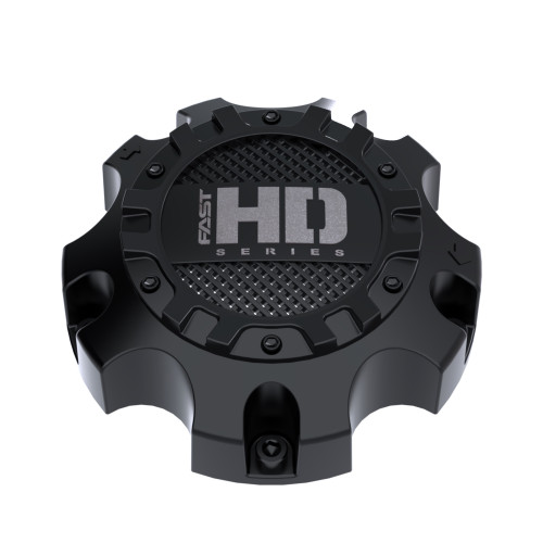Satin Black Cap With Satin Black Hardware And Gunmetal Fast HD Series Logo