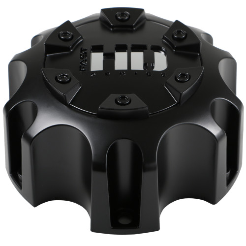 Satin Black Cap With Black Hardware And Chrome Fast HD Series Logo