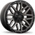 Fast HD Menace • 18x9.0 • 6x135 / 139.7mm • CB106.1 • +15 • Satin Gunmetal with Black Trim