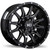 Fast HD TRAXX • 20x10.0 • 6x135 / 139.7mm • CB95.1 • -18 • Gloss Black with Milled Trim