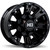 Fast HD AMMO • 16x8.0 • 8x165.1mm • CB125 • +10 • Gloss Black