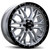 Fast HD Muramasa • 20x9.0 • 6x114.3mm • CB66.1 • +30 • Gloss Silver with Black Lip
