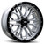 Fast HD Muramasa • 20x9.0 • 6x139.7mm • CB84.2 • 0 • Gloss Silver with Black Lip