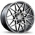 Replika R208 • 18x8.5 • 5x120mm • CB72.6 • +35 • Gloss Gunmetal with Machined Face