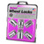 12x1.25 Cone Seat Exposed Style Wheel Locks-Chrome-5 Lock Set