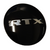 RTX 149K59AB1RT - Gloss Black Center Cap RTX Chrome with Black Background