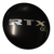 9048K69B1 - Gloss Black Center Cap RTXoe Chrome Black Background