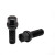Acorn Matte Black Bolt R12 Radius Seat-12x1.50mm-24mm Shank-17mm Hex-Premium