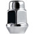 Acorn Chrome Nut 2PC 60° Bulge-12x1.25mm-19mm Hex