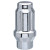 6 Spline Chrome Nut 1PC 60° ET Seat-12x1.50mm-17/19/21mm Hex
