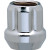 6 Spline Chrome O/E nut 1PC 60° Seat-12x1.50mm-17/19/21mm Hex