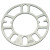 Wheel Spacer-4 / 5x100 to 127mm -Thickness 3mm (3/32")