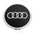 OEM AUDI Cap- Black With Brushed Aluminum Ring