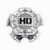 Chrome Cap with Chrome Hardware and Gloss Black Fast HD Series Logo