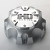 Chrome Cap With Black Fast HD Series Logo