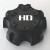 Matte Black Cap With Chrome Fast HD Series Logo