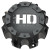 Matte Black Long Cap With Chrome Fast HD Series Logo