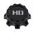 Satin Black Cap With Satin Black Hardware And Silver Fast HD Series Logo
