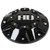 Gloss Black Cap With Chrome Hardware And Chrome Fast HD Series Logo