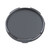 Brushed Matte Carbon Grey Metal Cap with Plastic Black Base (Emblem Separate)