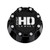 Gloss Black Cap With Gloss Silver Hardware And Silver Fast HD Series Logo