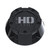 Gloss Black Cap With Gloss Black Hardware And Light Grey Fast HD Series Logo
