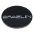 Black Acrylic Emblem With Chrome (Braelin) Logo - Flat