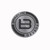 Matte Carbon Grey Metal Emblem with Black Logo- Flat