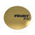 Satin Gold Emblem With Black (FAST FC) Logo - Dome